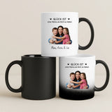 Magische Tasse mit Thermo-Farbwechsel und personalisiertem Namen – witzige Geschenkidee von Love & Faith