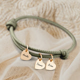 Freunde - Individuelles Lederarmband