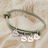 Freunde - Individuelles Lederarmband