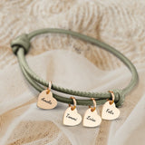 Freunde - Individuelles Lederarmband