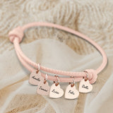 Freunde - Individuelles Lederarmband