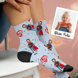 Super Papa - Personalisierte Socken für Papa und Opa mit Foto