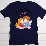 Offizielles Schlafshirt für Dich und mich - Personalisiertes T-Shirt für Pärchen