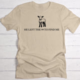 Retter - Personalisiertes T-Shirt für das verlorene Schaf nach Lukas 15:4,5 für Gläubige