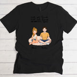 schwarzes T-Shirt Brustdruck "Bundesinstitut für Lecker Bierchen" als personalisiertem Spruch als Sommer Geschenkidee von Love & Faith