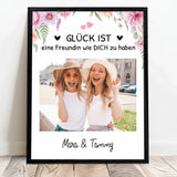 Personalisiertes Poster für Besties mit Lieblingsfoto Besties für immer – Motiv 5