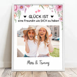 Personalisiertes Poster für Besties mit Lieblingsfoto Besties für immer – Motiv 8