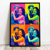 Personalisiertes Poster mit Siebdruck-Effekt Pop Art – Motiv 4
