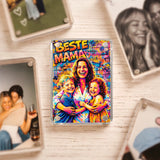 Personalisierter Acryl Magnet für Mama mit Streetart-Effekt Streetart für Mama – Motiv 3