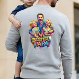 Personalisierter Sweater mit Streetart-Effekt als Backprint für Papa Streetart für Papa – Motiv 2