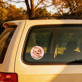 Personalisierter Autosticker mit Foto und Cartoon Effekt Cartoon Love – Motiv 3