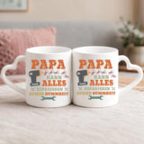 Personalisierte Tasse mit Druck für Papa – Meister Papa – Motiv 4