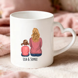 Personalisierte Tasse Jeden Tag mit Foto für Mama & Papa – Motiv 5