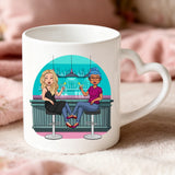Personalisierte Tasse Beste Kolleginnen mit Foto für beste Freunde – Motiv 5