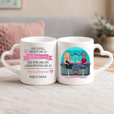 Personalisierte Tasse Beste Kolleginnen mit Foto für beste Freunde – Motiv 4