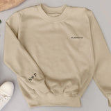 Personalisierter Sweater Wir zwei mit Druck für Paare – Motiv 2