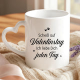 Personalisierte Tasse mit Druck zum Valentinstag für Paare – Mein Valentinsgruß – Motiv 6