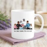 Personalisierte Tasse mit Druck für die Familie zu Weihnachten – Unser Weihnachten – Motiv 2