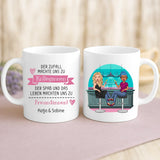 Personalisierte Tasse Beste Kolleginnen mit Druck für Kolleginnen