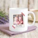Personalisierte Tasse Wenigstens mit Foto für Mama & Papa – Motiv 2