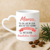 Personalisierte Tasse Wenigstens mit Foto für Mama & Papa – Motiv 6