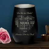 Personalisiertes Windlicht Beste Familie mit Gravur für Mama & Papa – Motiv 9