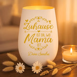 Personalisiertes Windlicht Bei Mama mit Gravur für Mama & Papa – Motiv 4