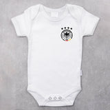 Personalisierter Babybody mit Namen für Fußball-Fans – Fußballfieber – Motiv 2