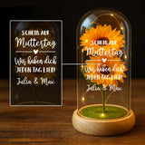 Personalisierte Goldene Rose mit Druck zum Muttertag für Mama – Zum Muttertag – Motiv 9