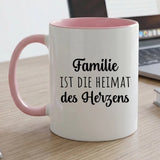 Personalisierte zweifarbige Tasse mit Namen für die Familie – Jeden Tag – Motiv 2