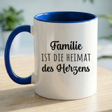 Personalisierte zweifarbige Tasse mit Namen für die Familie – Jeden Tag – Motiv 11
