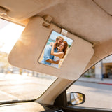Personalisierter Acrylclip mit Foto für die Auto Sonnenblende – Foto – Motiv 2