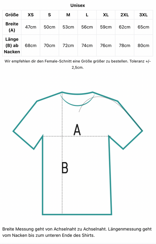 Produktdetails - T-Shirt Unisex
