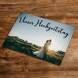 Hochzeitstag - Paar-Puzzle