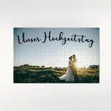 Hochzeitstag - Paar-Puzzle
