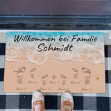 Fußabdrücke - Familien-Fußmatte