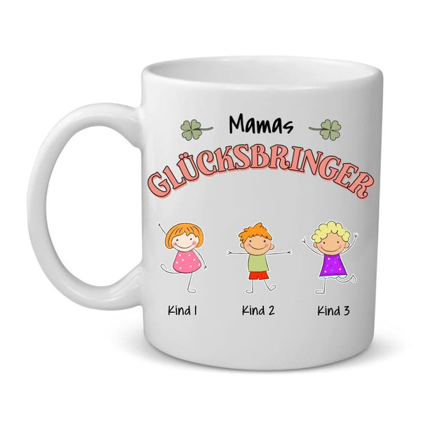 Mamas Glücksbringer - Eltern-Tasse