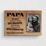 Unser Papa - Eltern-Leinwand