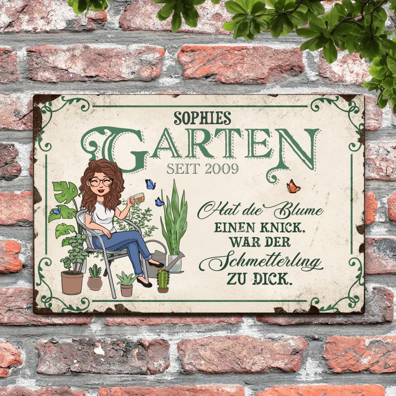 Gartenträumer - Outdoor-Türschild
