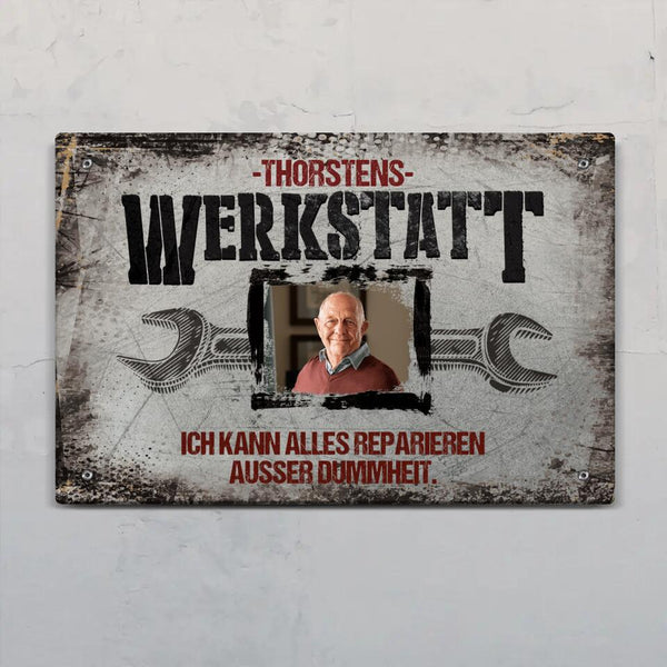 Meine Werkstatt Fotoupload - Heimwerker-Türschild