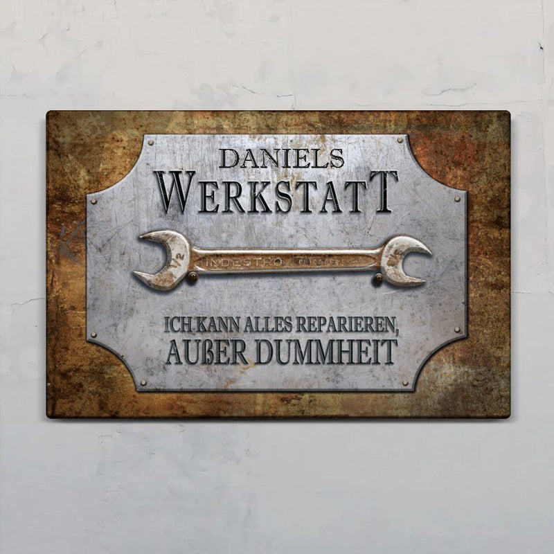 Für Schrauber - Heimwerker-Türschild