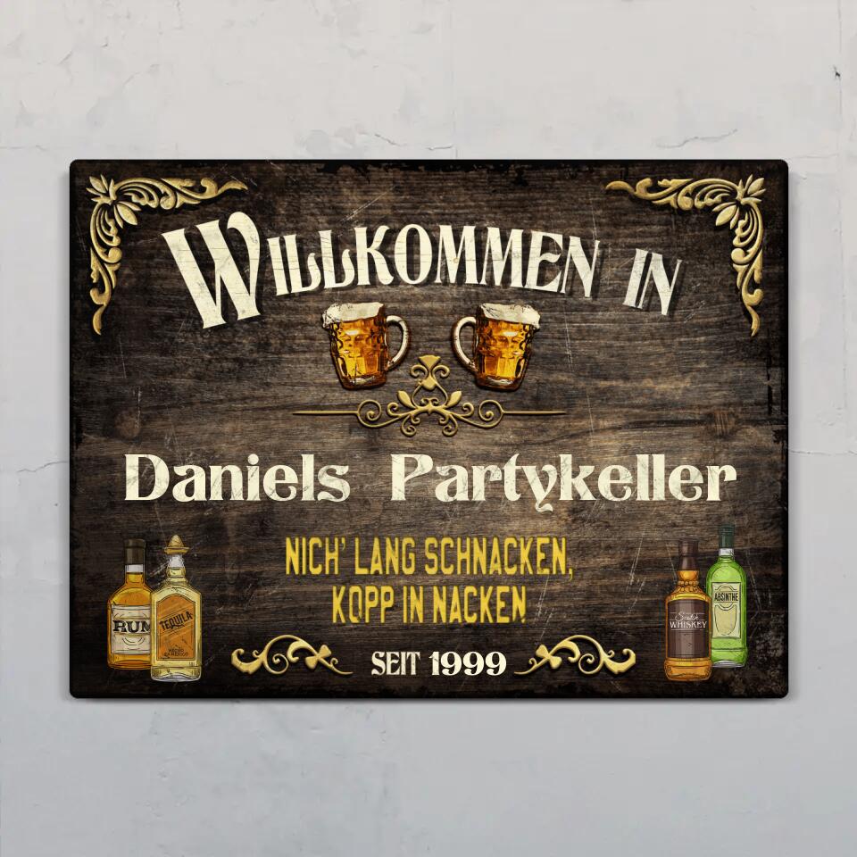 Meine Bar - Indoor-Türschild