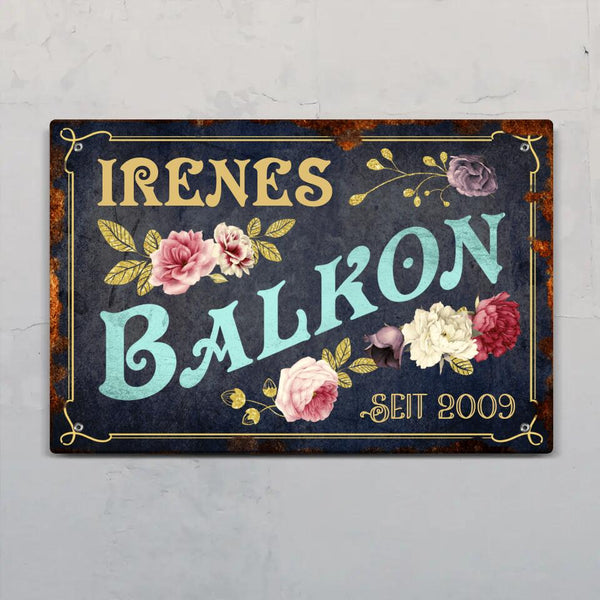 Mein Garten - Outdoor-Türschild