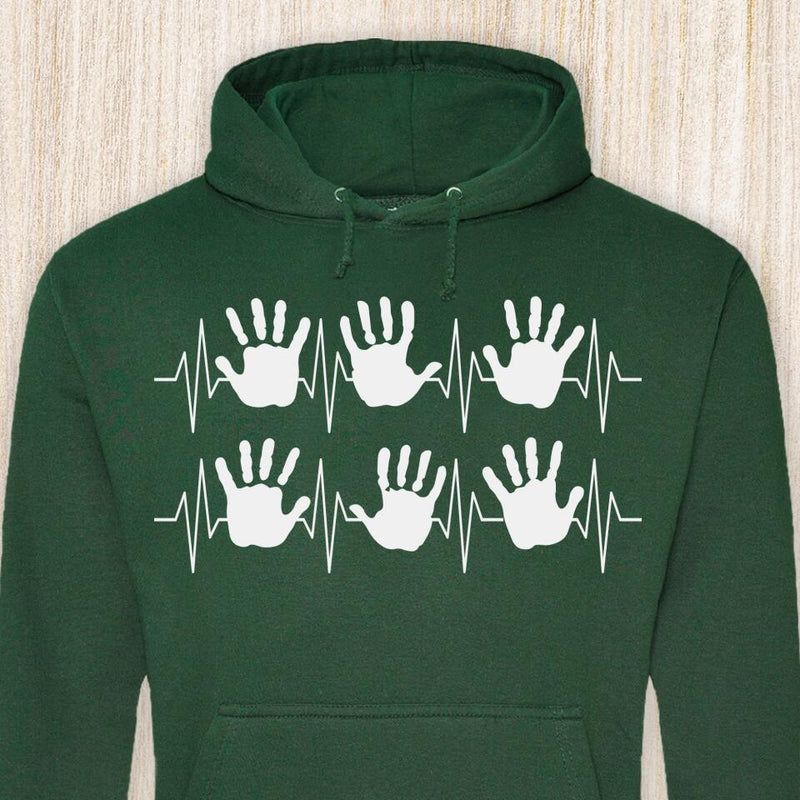 Herzschlag - Eltern-Hoodie