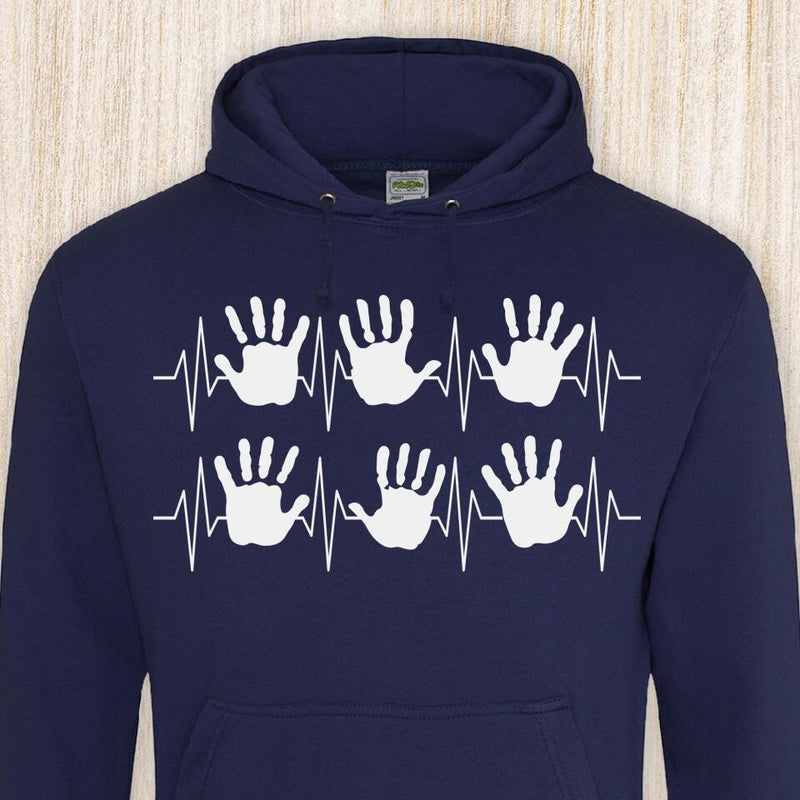 Herzschlag - Eltern-Hoodie