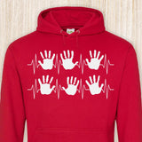 Herzschlag - Eltern-Hoodie