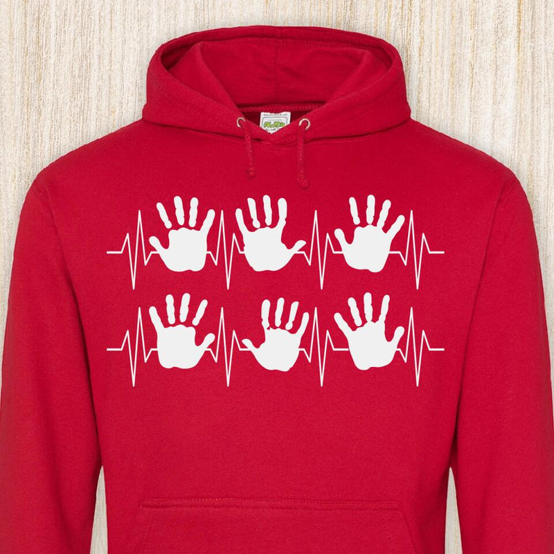 Herzschlag - Eltern-Hoodie