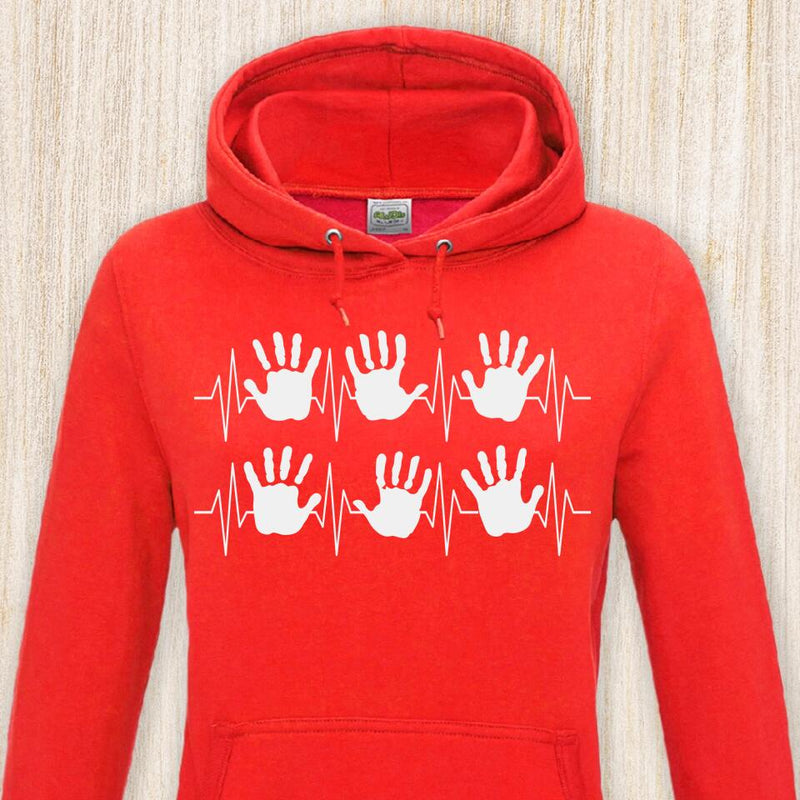 Herzschlag - Eltern-Hoodie