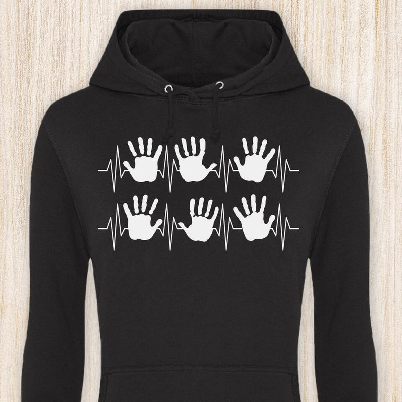 Herzschlag - Eltern-Hoodie