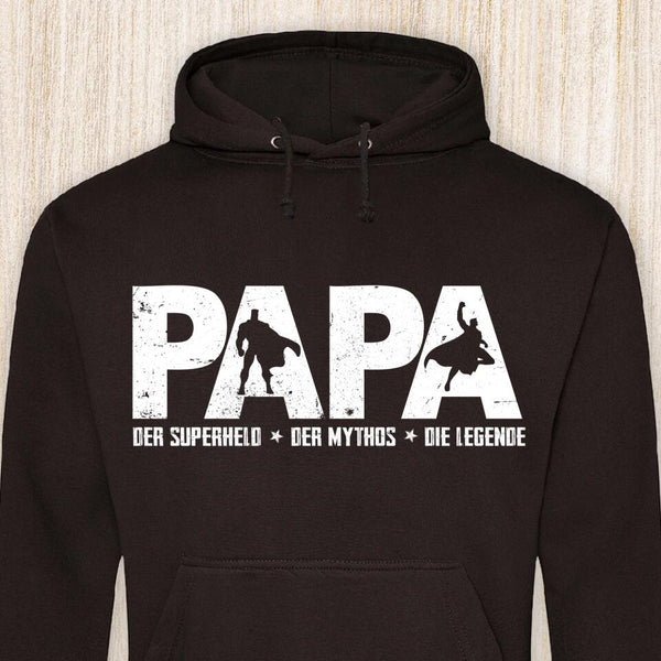 Der Papa, der Mythos, die Legende - Eltern-Hoodie